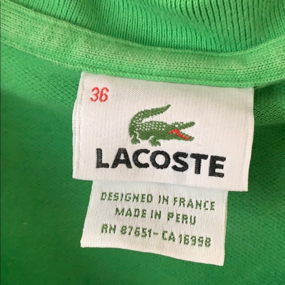 Original LACOSTE classic shirts